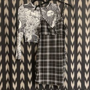 Celestial top and dress outfit